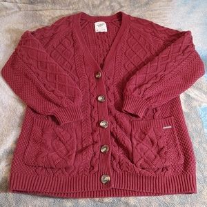 Abercrombie & Fitch Cable Knit Cardigan